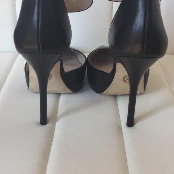 EUC Michael Michael Kors Black Leather Shoes Heels 8M - Picture 9 of 16